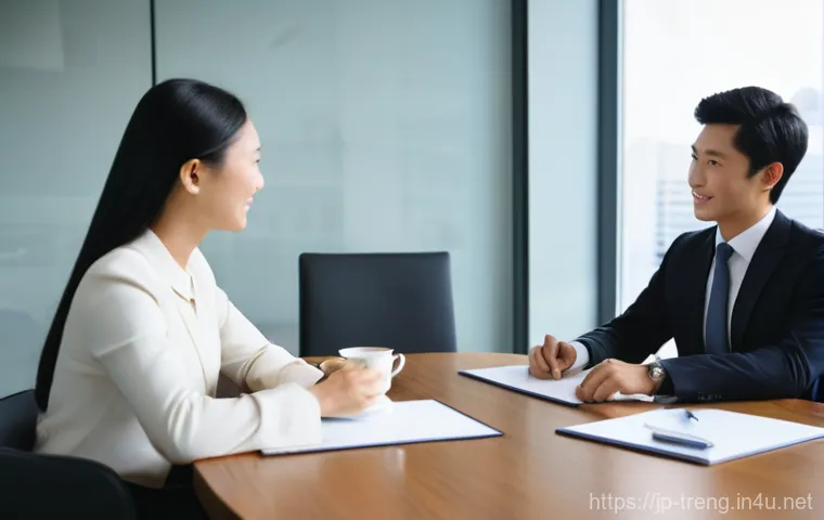 무역영어 자격증과 관련된 업무 경험 사례 - **Prompt:** A focused female trade professional, in her late 20s to early 30s, meticulously examinin...