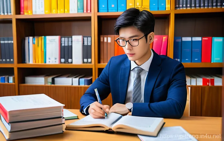 무역영어 실기시험 대비에서 성공한 사례 - Image Prompt 1: Mastering Trade Terminology**