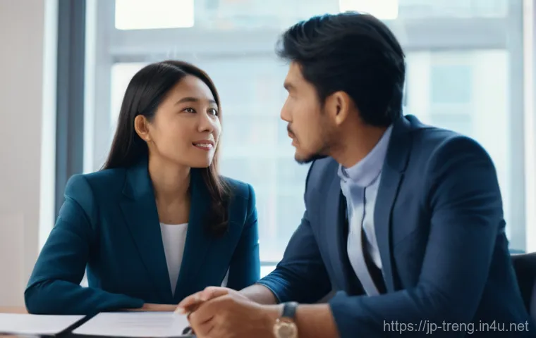 무역영어 필기시험 대비로 얻은 업무 기술 - **Prompt:** A focused and confident female professional, in her late 30s, wearing a smart business j...