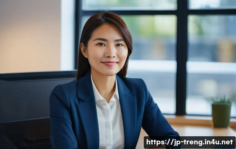 무역영어로 국제무역 실무 접근하기 - **Image Prompt: Confident International Communication**
    A bright, modern office setting with a f...